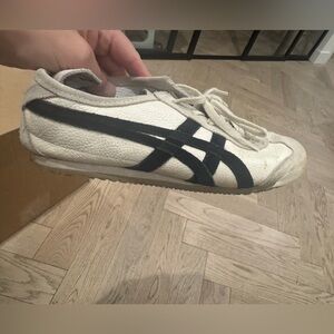 Onitsuka Tiger by Asics White and Black Sneakers